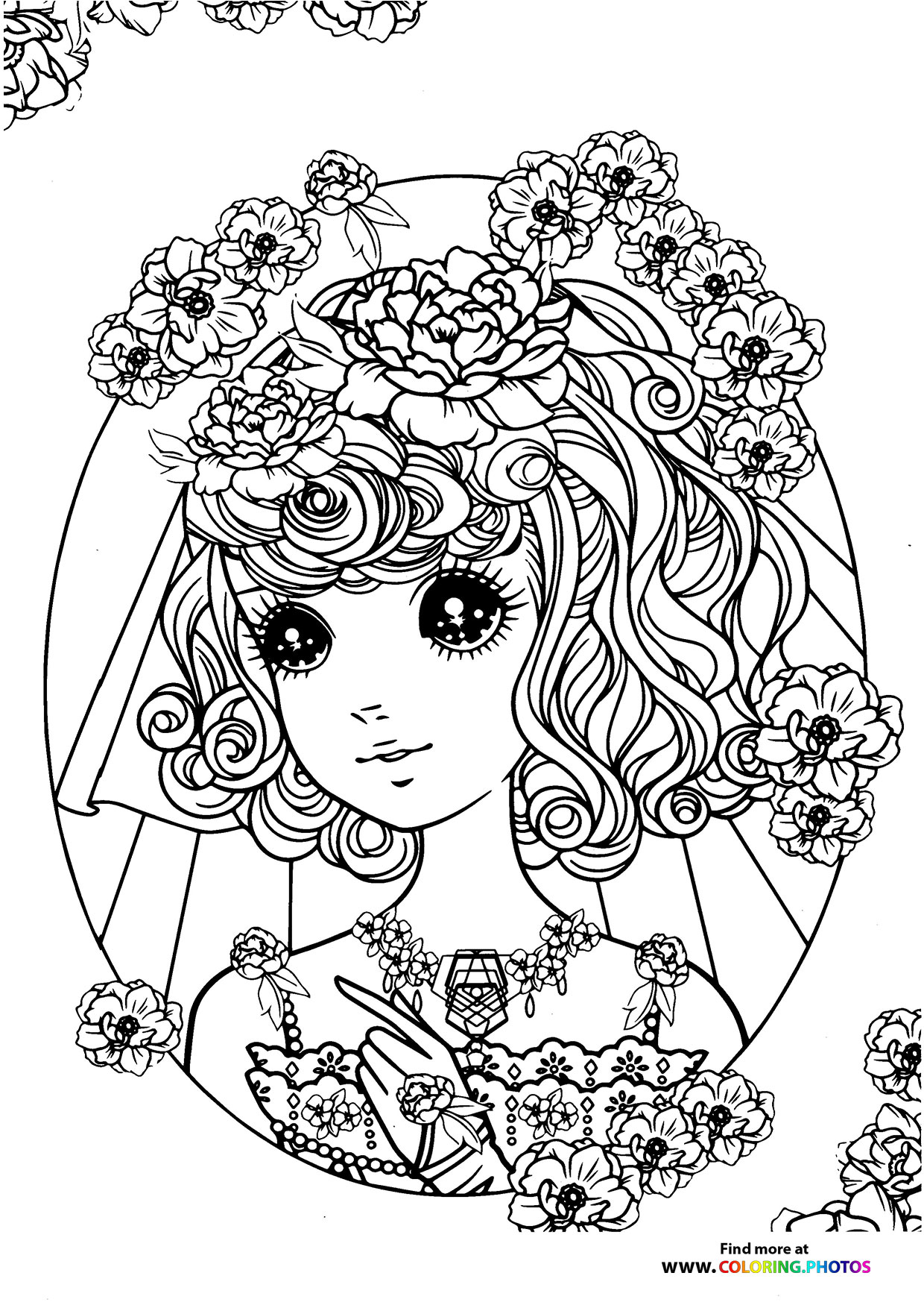 Pretty Girl coloring Pages Aesthetic 45