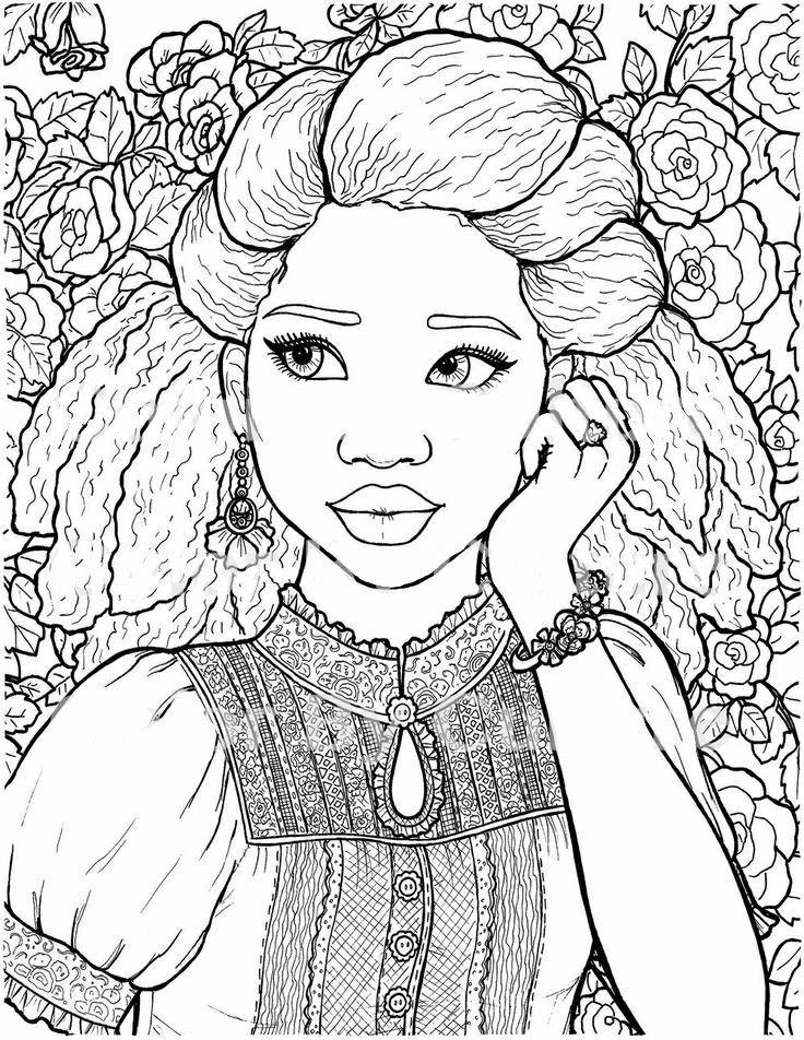 Pretty Girl coloring Pages Aesthetic 90