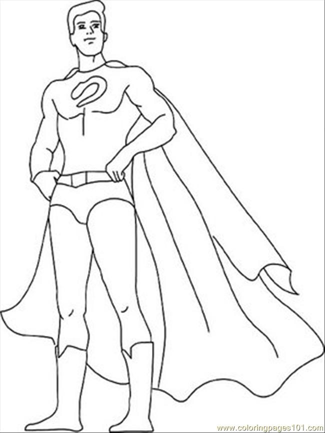 Super Hero Coloring Pages Free Printable 100