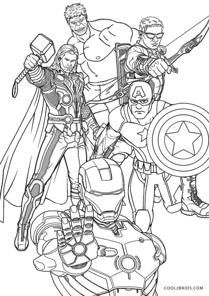 Super Hero Coloring Pages Free Printable 13