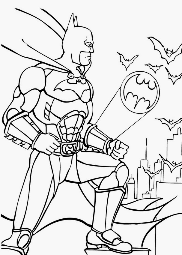 Super Hero Coloring Pages Free Printable 20