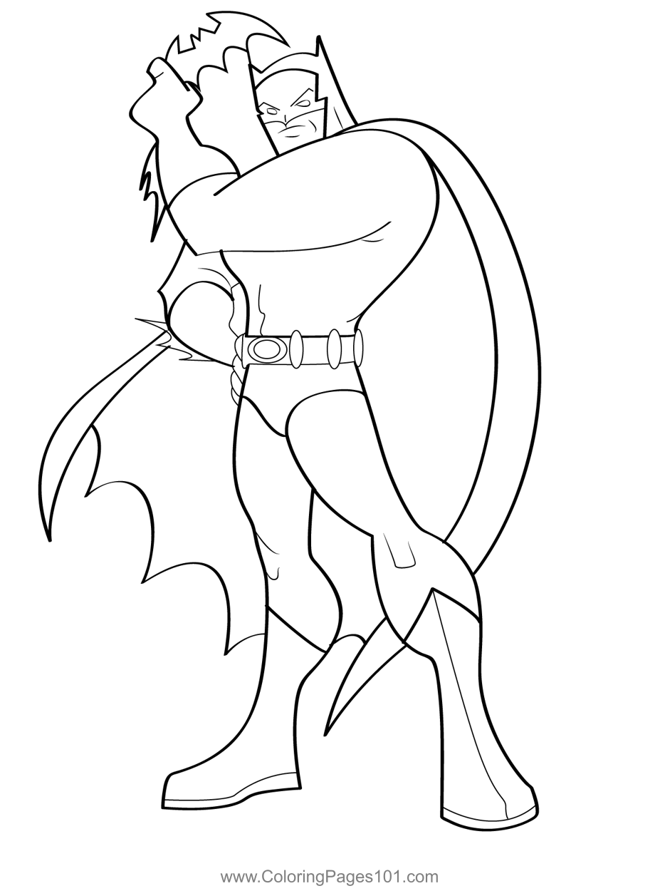 Super Hero Coloring Pages Free Printable 32