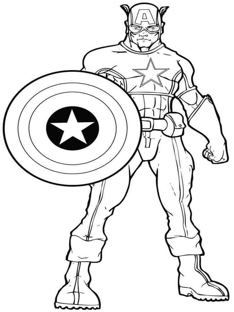 Super Hero Coloring Pages Free Printable 45