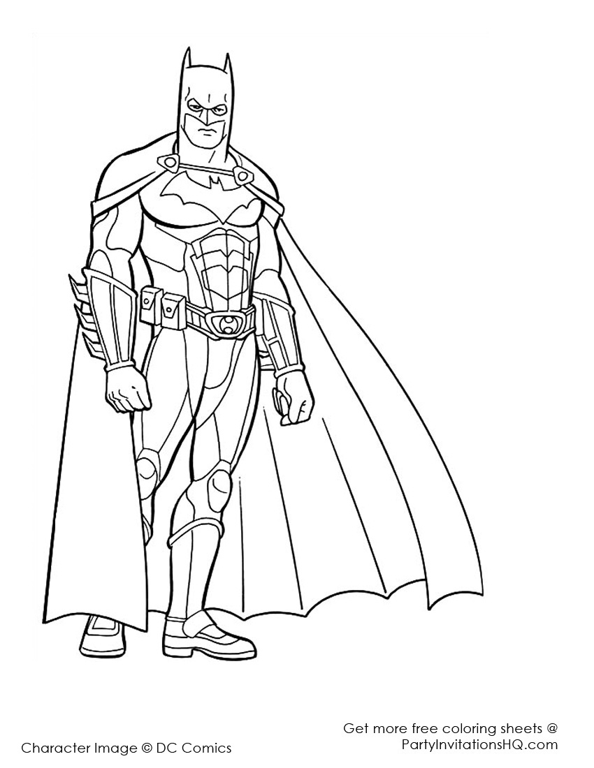 Super Hero Coloring Pages Free Printable 59