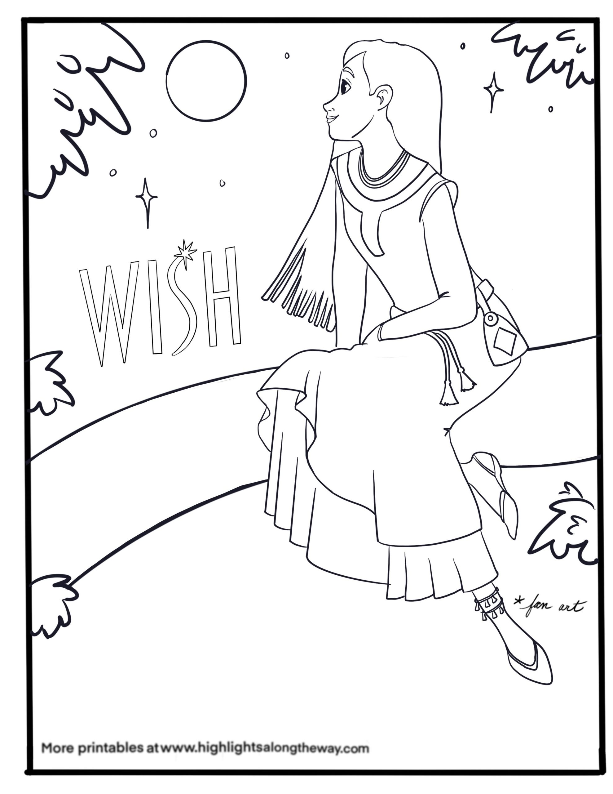 100+ Disney Wish Coloring Pages 101