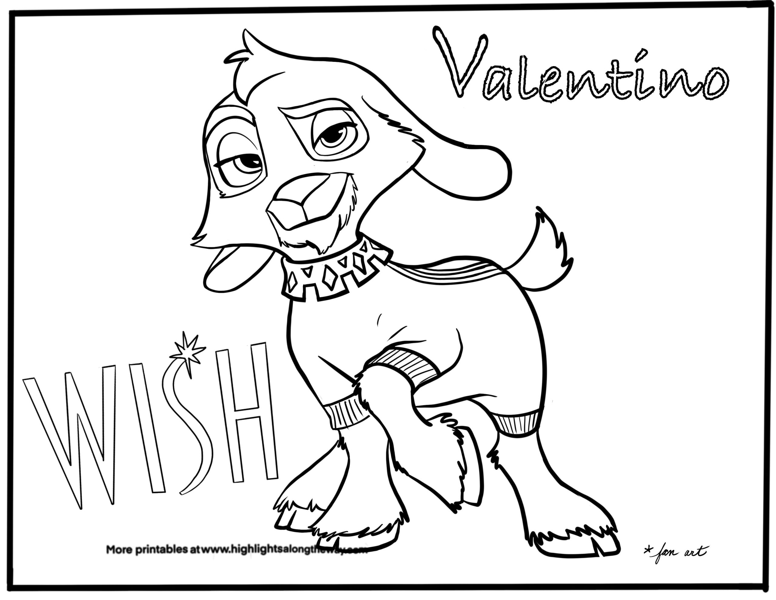 100+ Disney Wish Coloring Pages 107