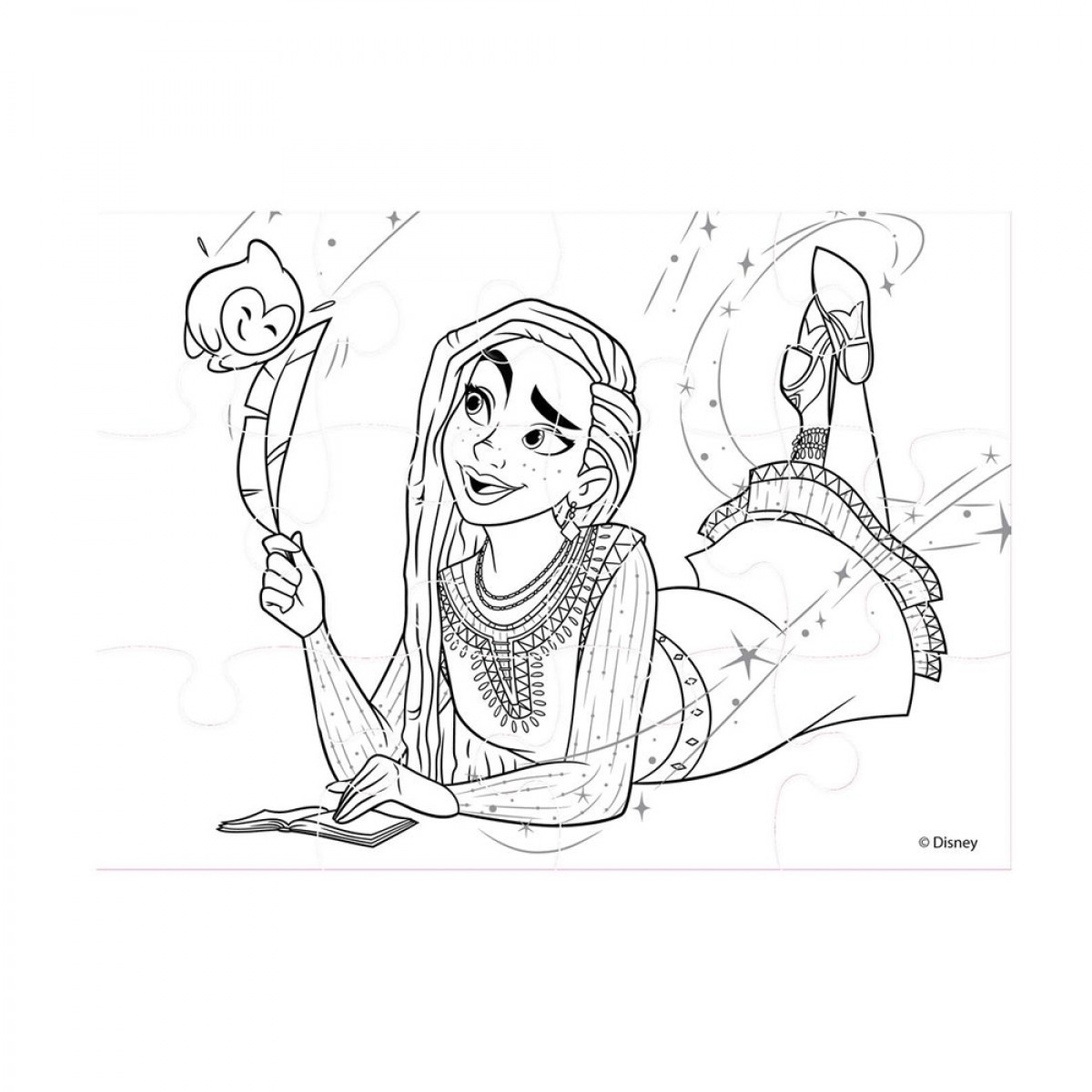 100+ Disney Wish Coloring Pages 159