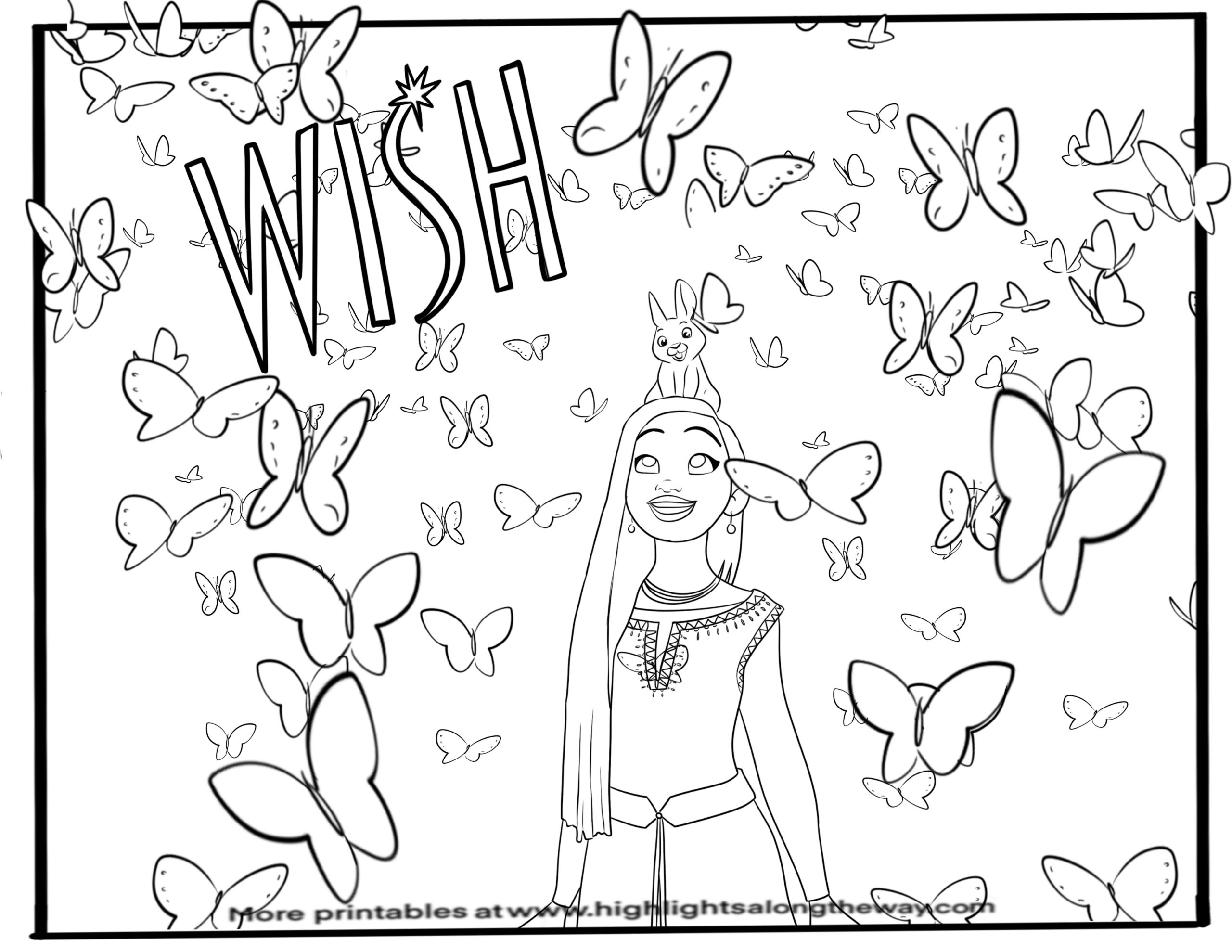 100+ Disney Wish Coloring Pages 98