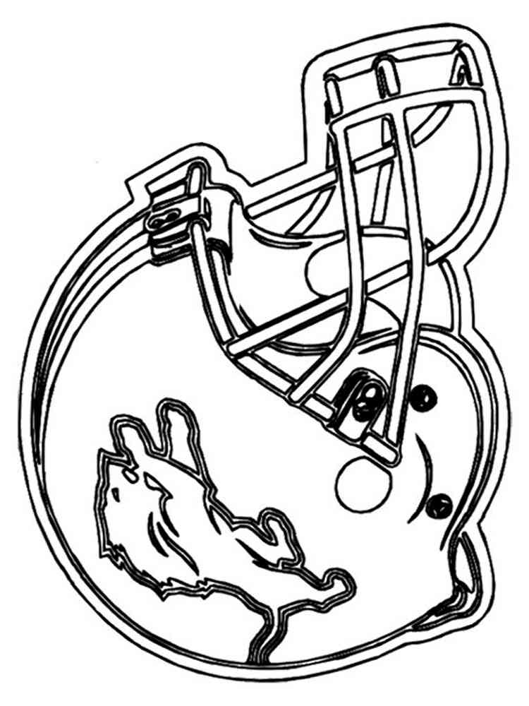 100+ NFL Football Helmets Coloring Pages 118