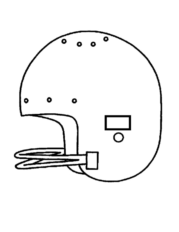 100+ NFL Football Helmets Coloring Pages 121