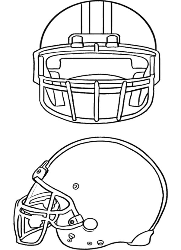 100+ NFL Football Helmets Coloring Pages 125