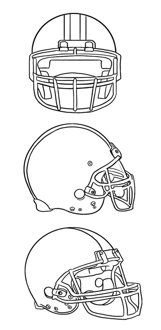 100+ NFL Football Helmets Coloring Pages 129