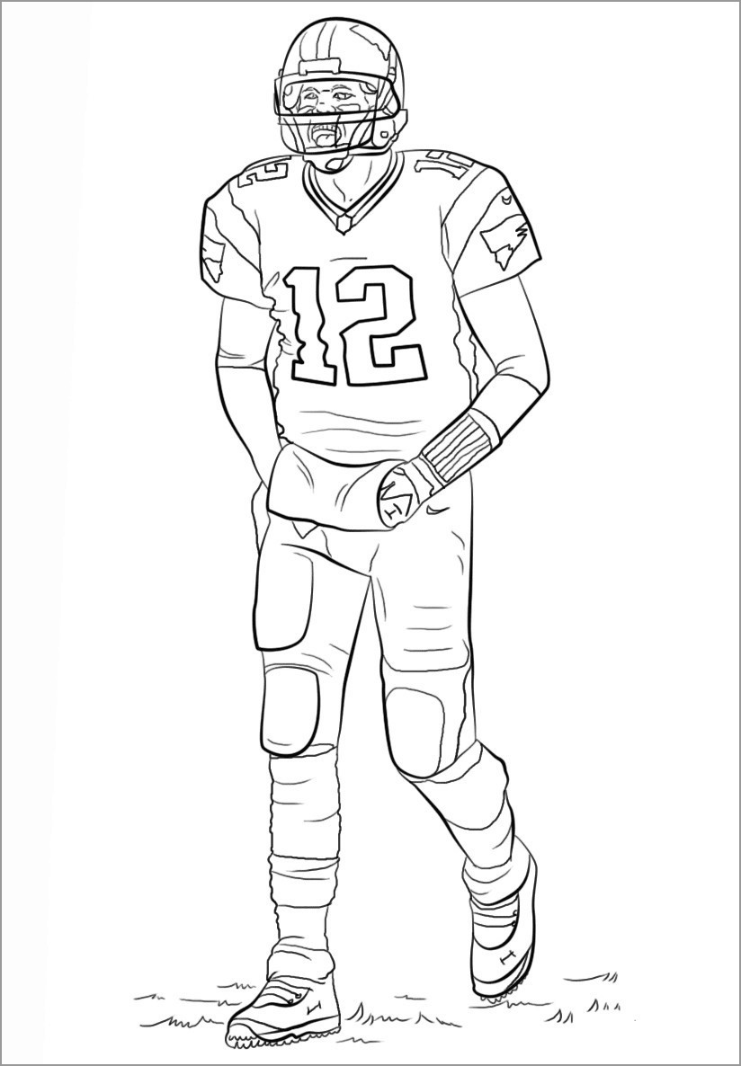 100+ NFL Football Helmets Coloring Pages 130