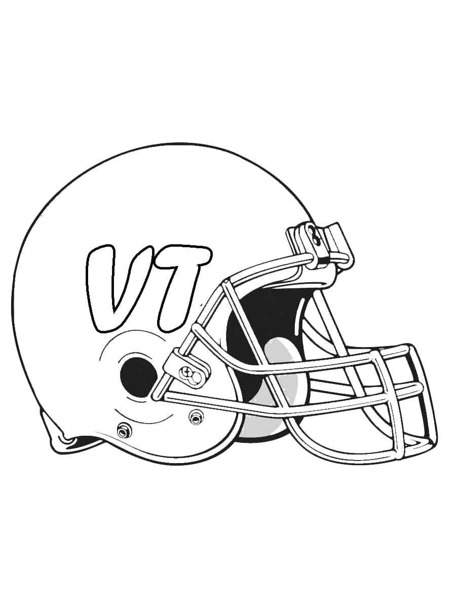 100+ NFL Football Helmets Coloring Pages 132