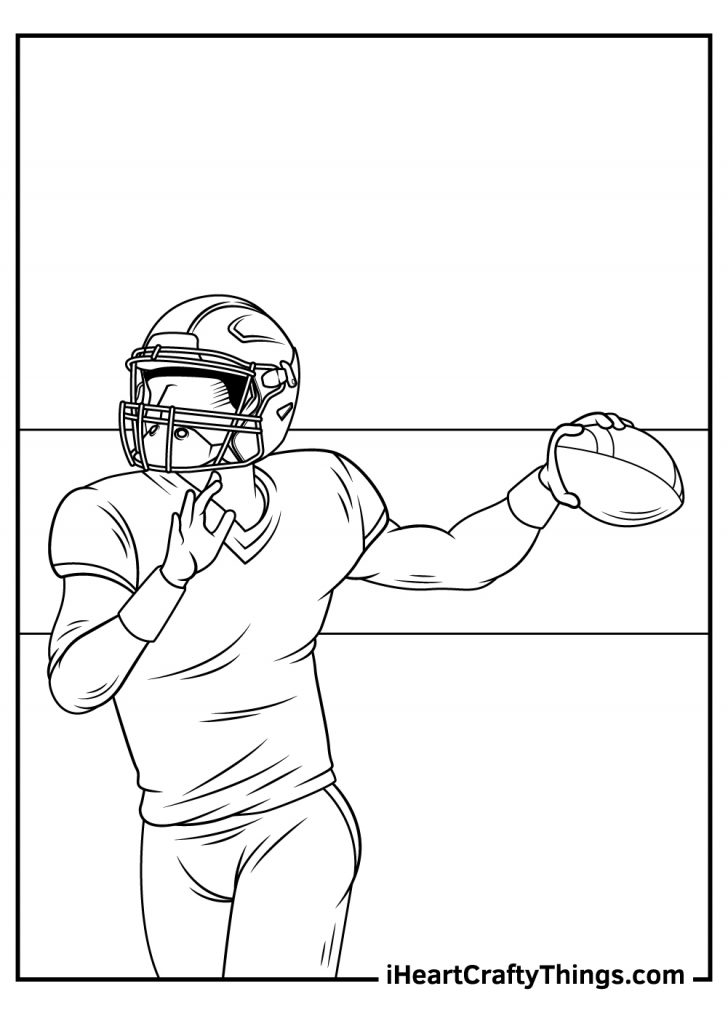 100+ NFL Football Helmets Coloring Pages 180