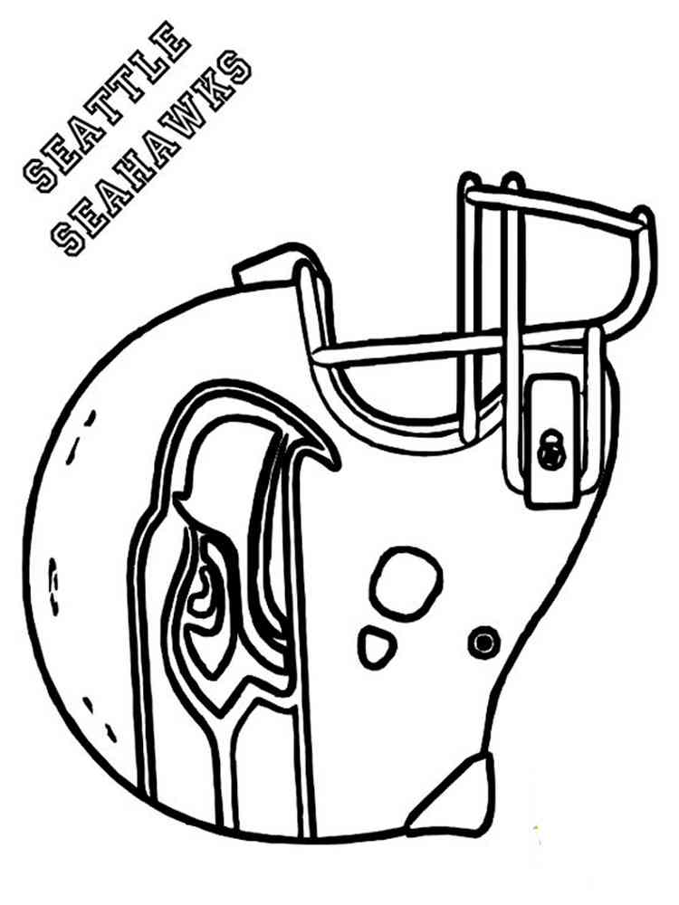 100+ NFL Football Helmets Coloring Pages 181