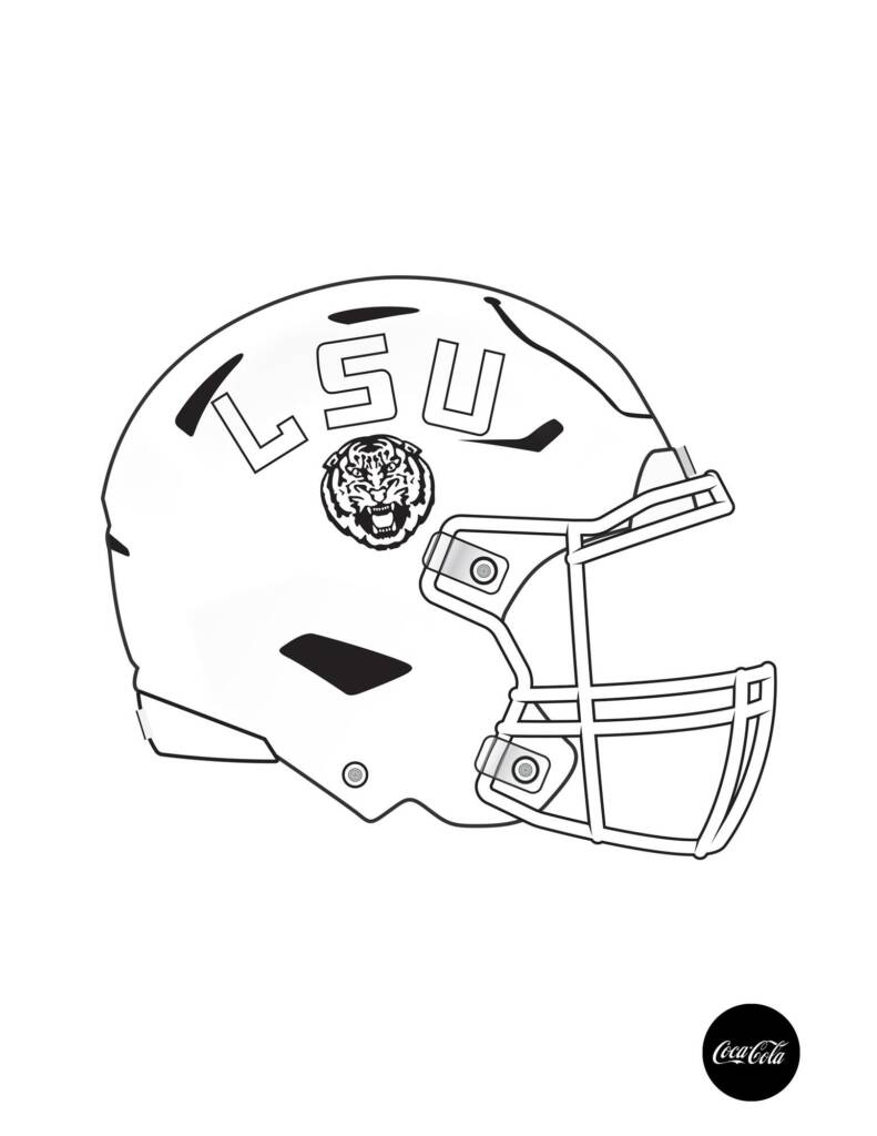 100+ NFL Football Helmets Coloring Pages 187