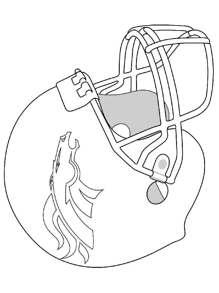 100+ NFL Football Helmets Coloring Pages 54