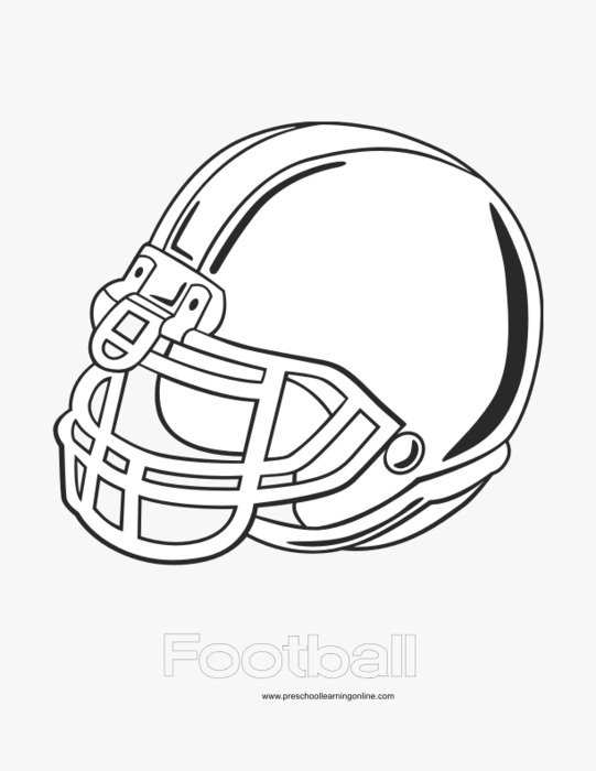 100+ NFL Football Helmets Coloring Pages 56