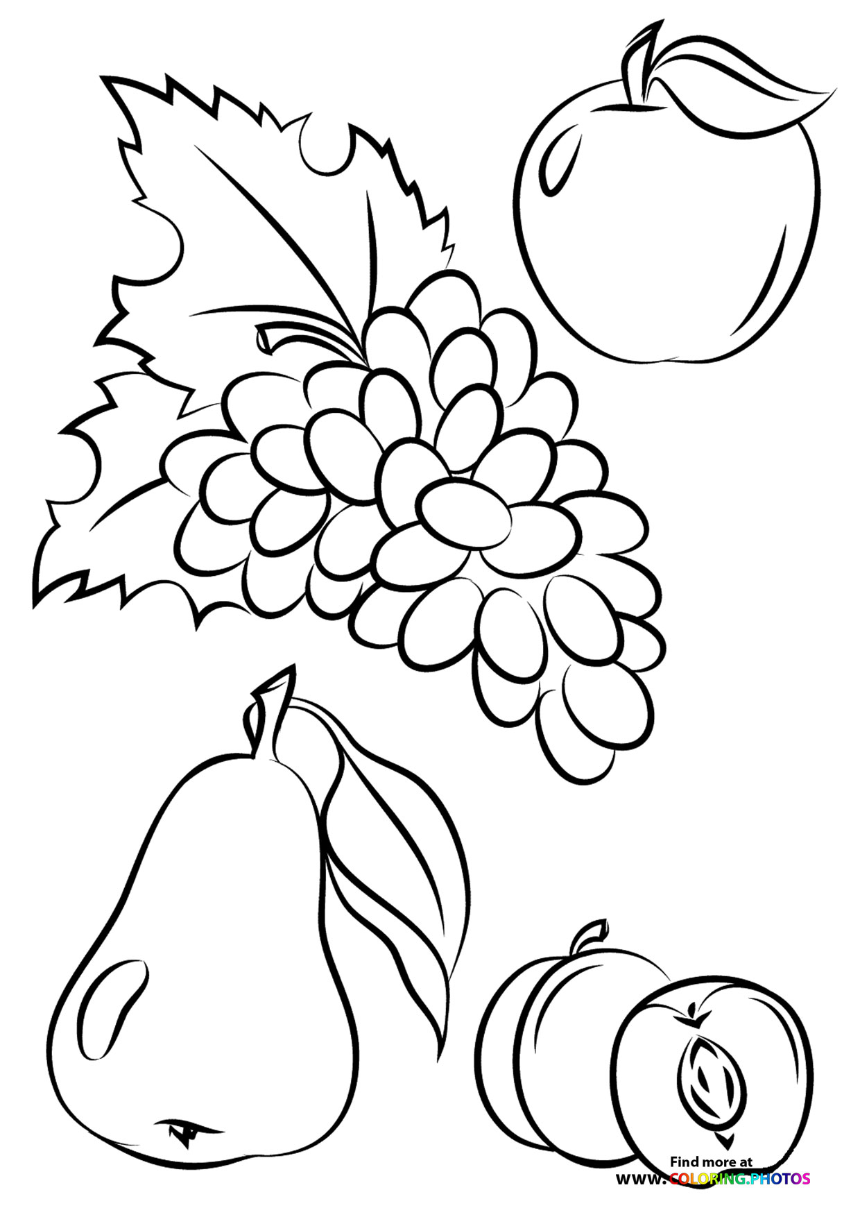 118+ Fruit Baskets Coloring Pages 111