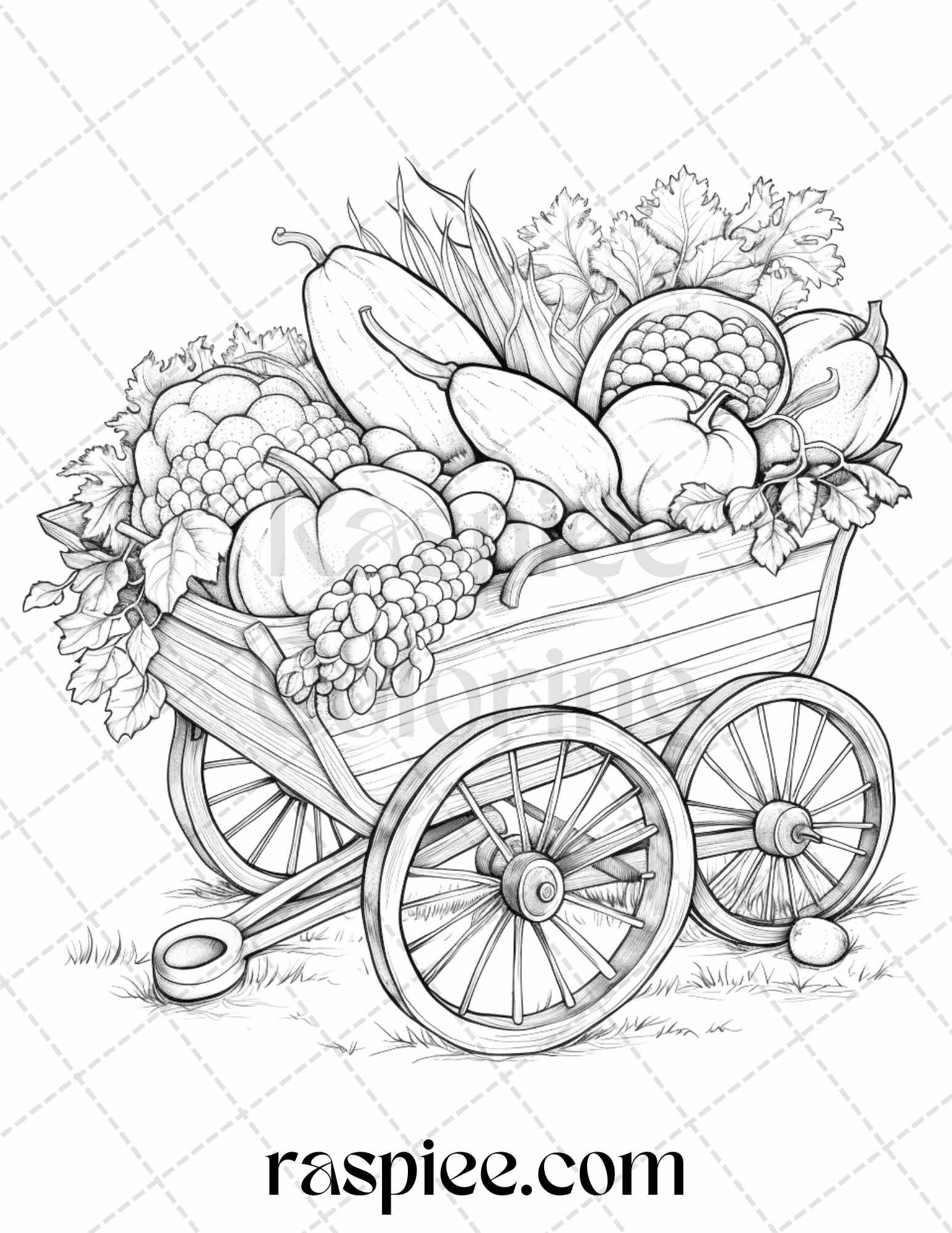 118+ Fruit Baskets Coloring Pages 27