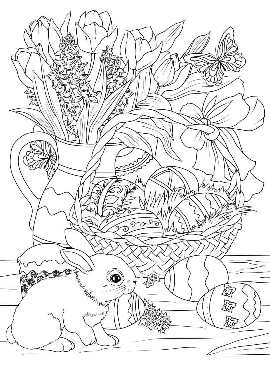 118+ Fruit Baskets Coloring Pages 29