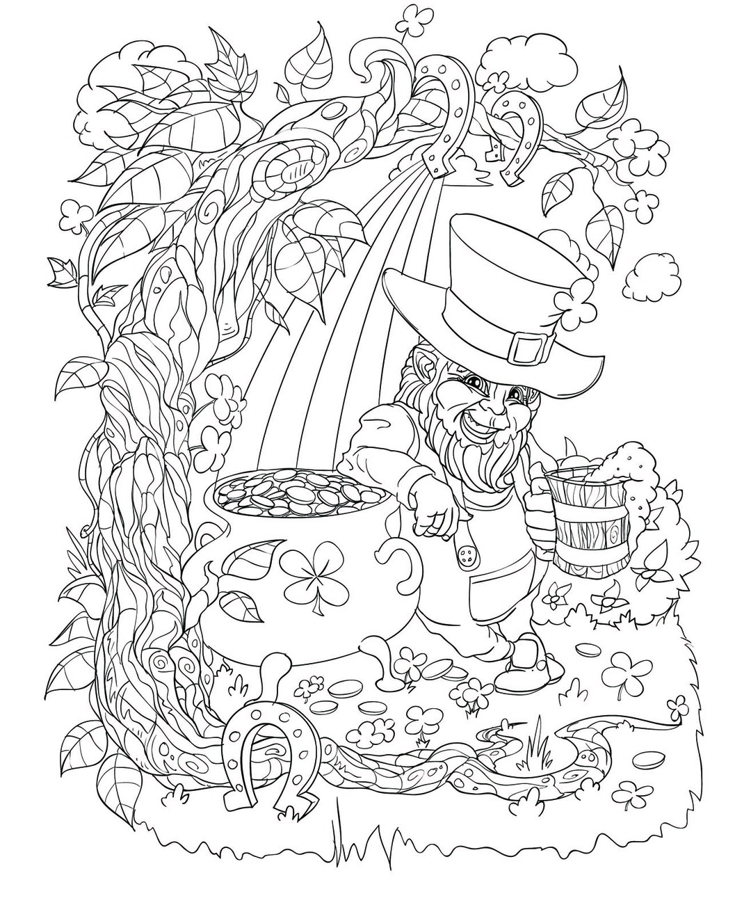 118+ Fruit Baskets Coloring Pages 30