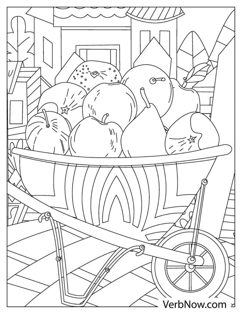 118+ Fruit Baskets Coloring Pages 50