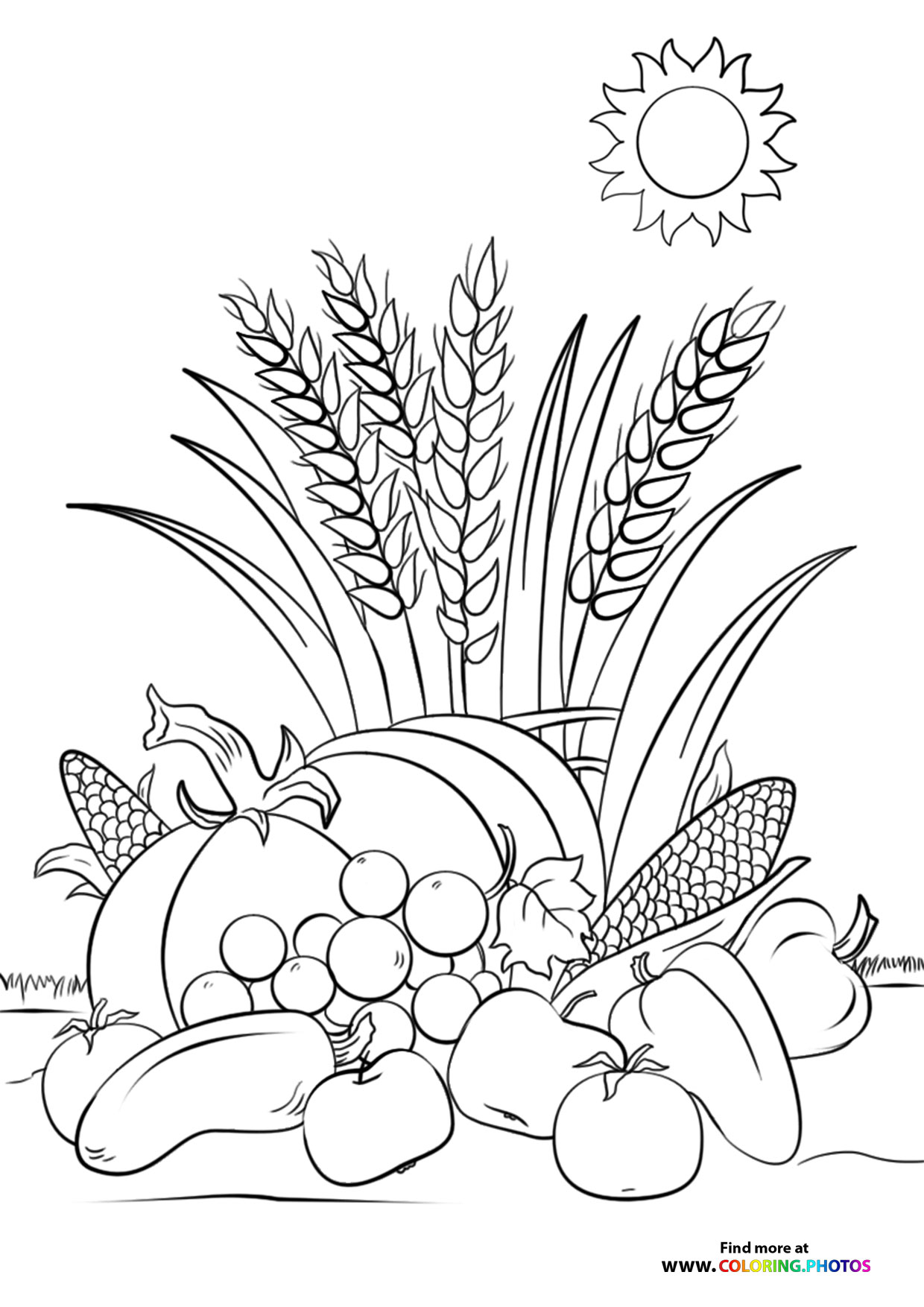 118+ Fruit Baskets Coloring Pages 89