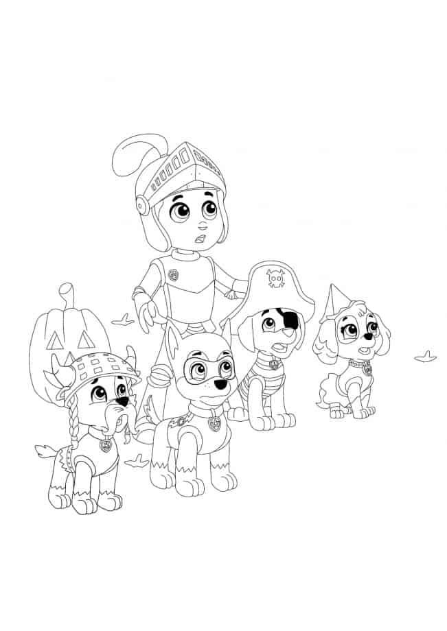 170+ Paw Patrol Coloring Pages for Action-Packed Fun 10