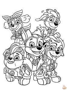 170+ Paw Patrol Coloring Pages for Action-Packed Fun 100