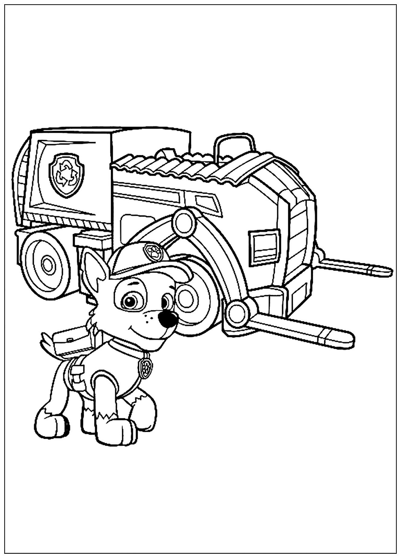 170+ Paw Patrol Coloring Pages for Action-Packed Fun 102