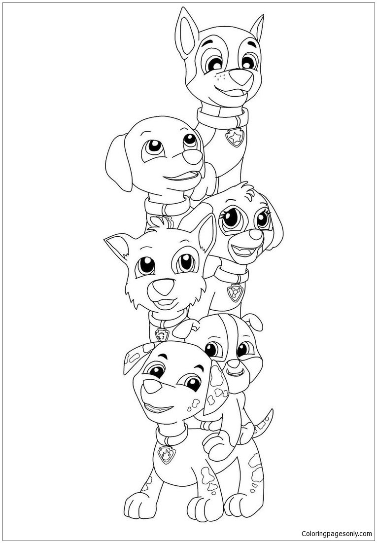 170+ Paw Patrol Coloring Pages for Action-Packed Fun 103