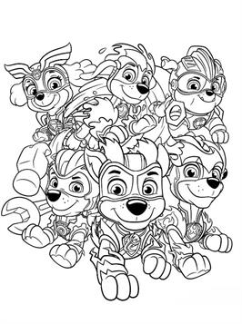 170+ Paw Patrol Coloring Pages for Action-Packed Fun 106