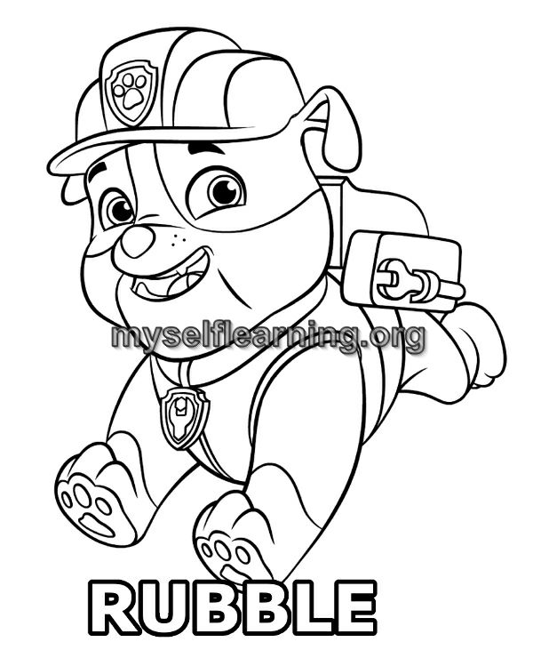 170+ Paw Patrol Coloring Pages for Action-Packed Fun 111