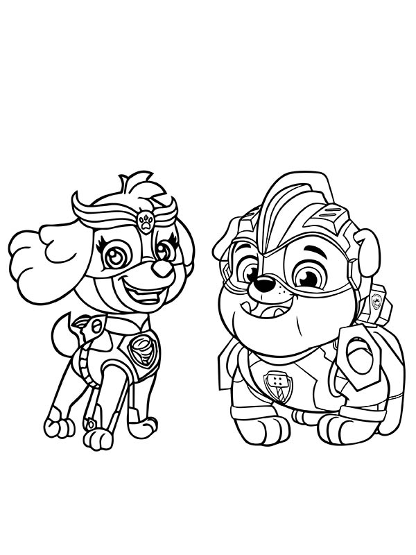 170+ Paw Patrol Coloring Pages for Action-Packed Fun 117