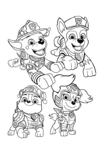 170+ Paw Patrol Coloring Pages for Action-Packed Fun 123