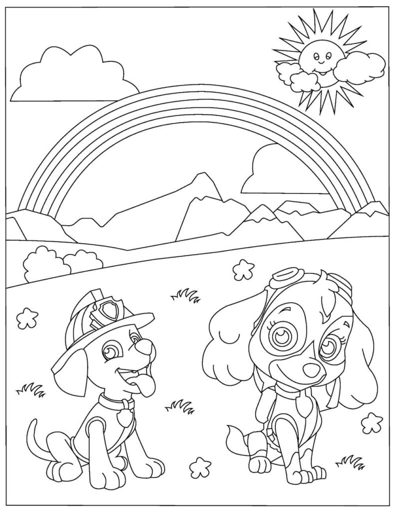 170+ Paw Patrol Coloring Pages for Action-Packed Fun 127