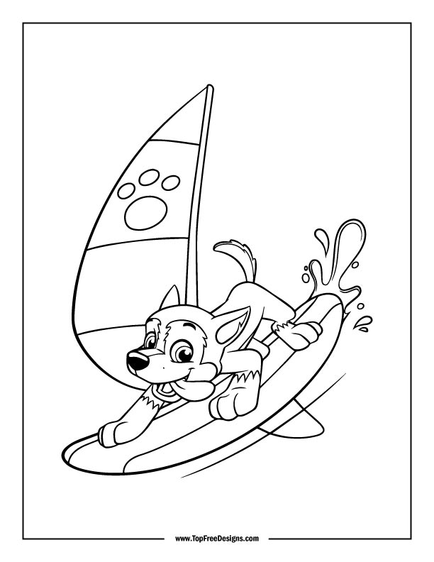 170+ Paw Patrol Coloring Pages for Action-Packed Fun 129