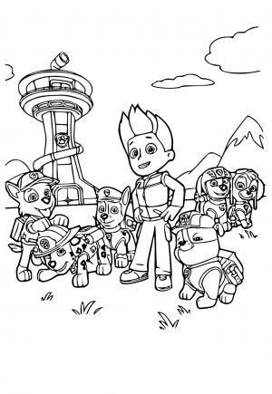 170+ Paw Patrol Coloring Pages for Action-Packed Fun 15