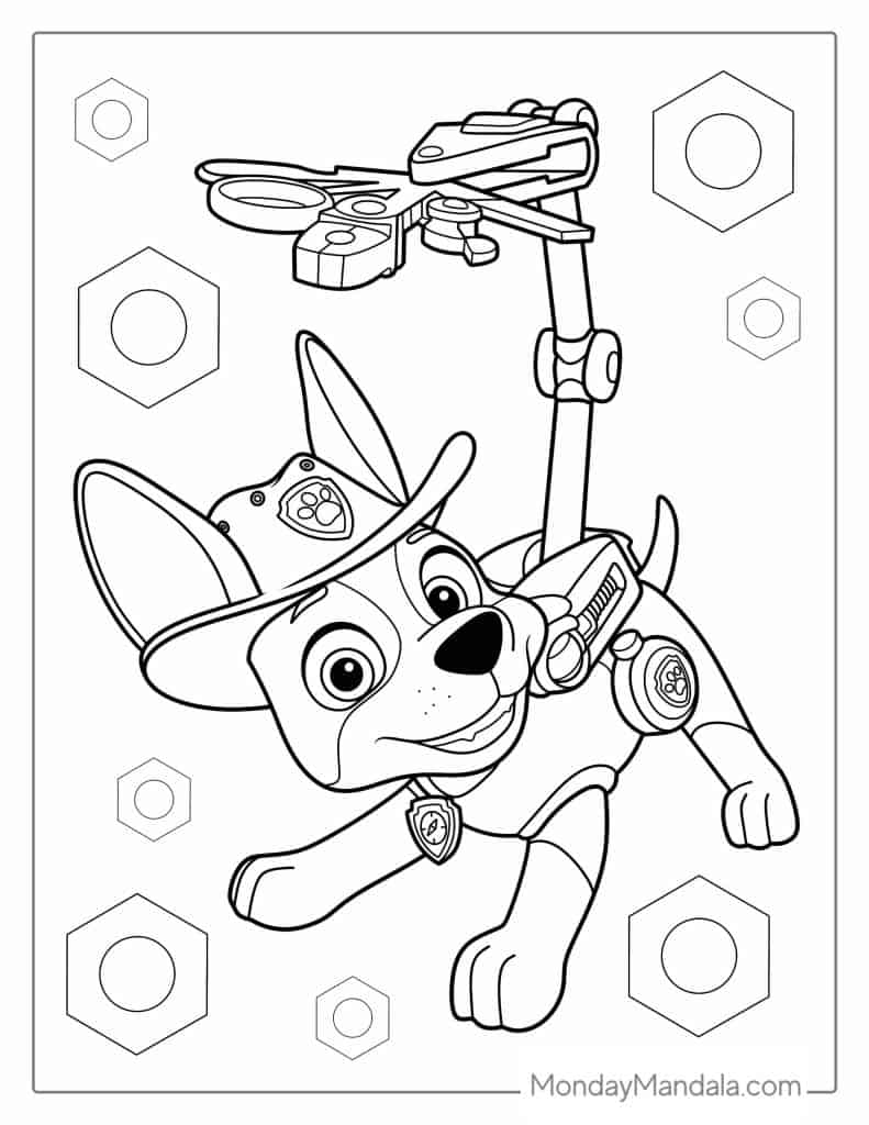 170+ Paw Patrol Coloring Pages for Action-Packed Fun 163