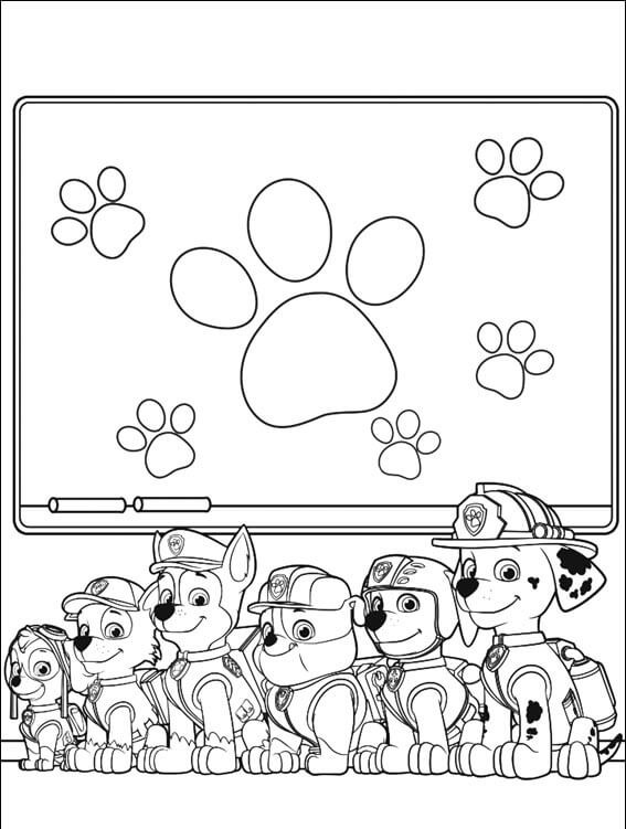 170+ Paw Patrol Coloring Pages for Action-Packed Fun 164