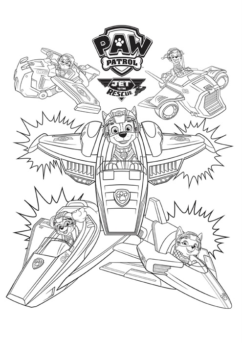 170+ Paw Patrol Coloring Pages for Action-Packed Fun 166