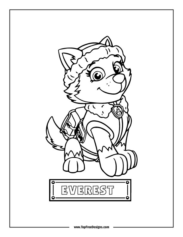 170+ Paw Patrol Coloring Pages for Action-Packed Fun 17