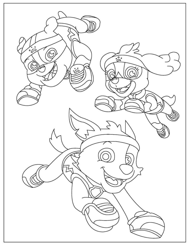 170+ Paw Patrol Coloring Pages for Action-Packed Fun 22