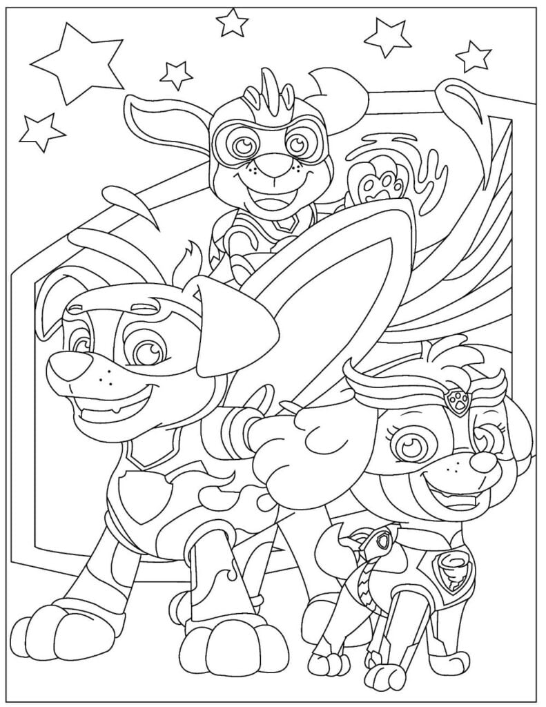 170+ Paw Patrol Coloring Pages for Action-Packed Fun 34