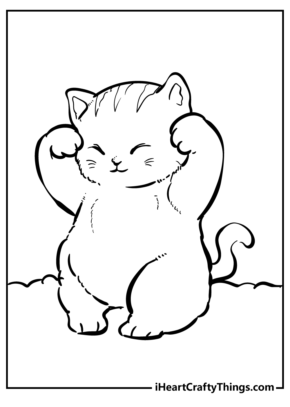 44+ Kitty Coloring Pages Printables 10