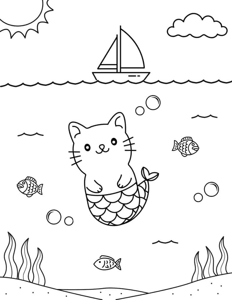 44+ Kitty Coloring Pages Printables 107