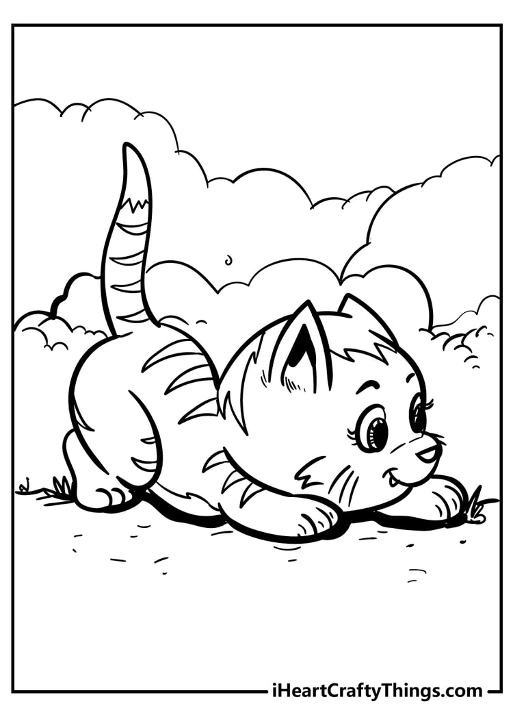 44+ Kitty Coloring Pages Printables 122