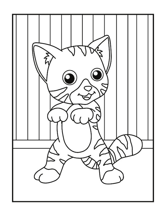 44+ Kitty Coloring Pages Printables 124